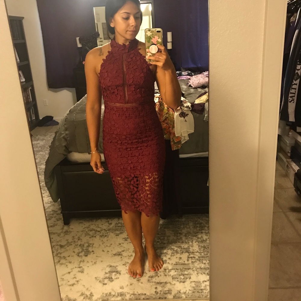 Bardot Lace dress